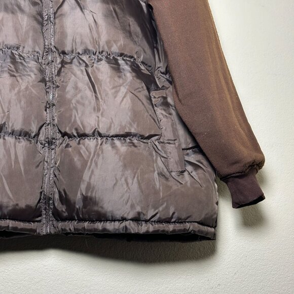 VTG Chereskin Hooded Coat Jacket Men XL Outerwear Puffer Brown Winter Insulated - Picture 7 of 12